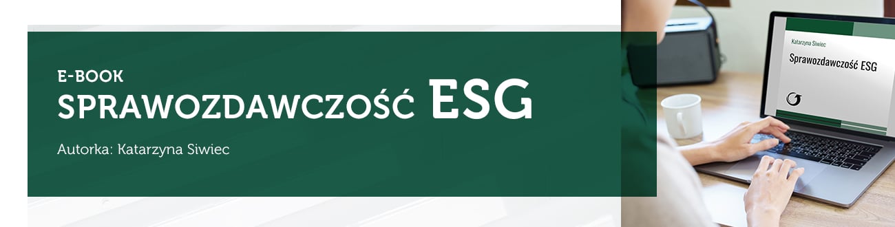 darmowy ebook sprawozdawczość ESG Legalis Księgowość Kadry Biznes