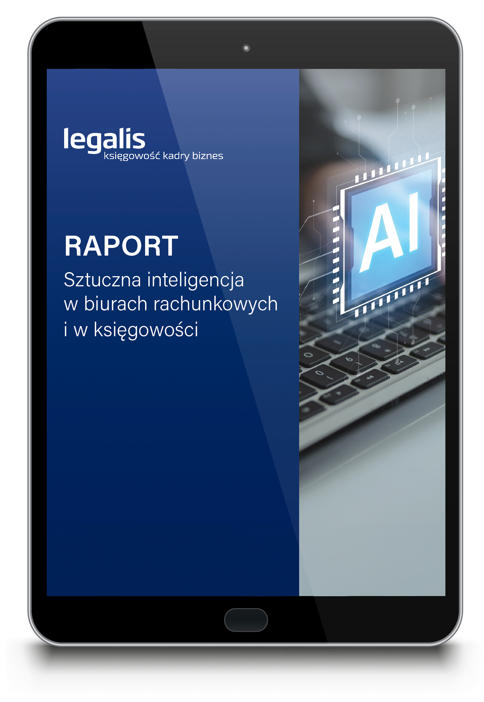AI w biurach rachunkowych i w księgowości – okładka publikacji